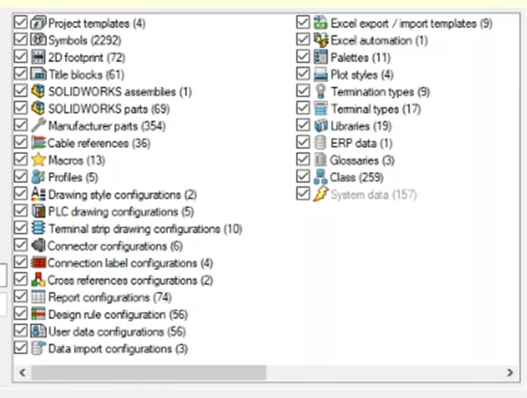 Archive Items in SOLIDWORKS Electrical 