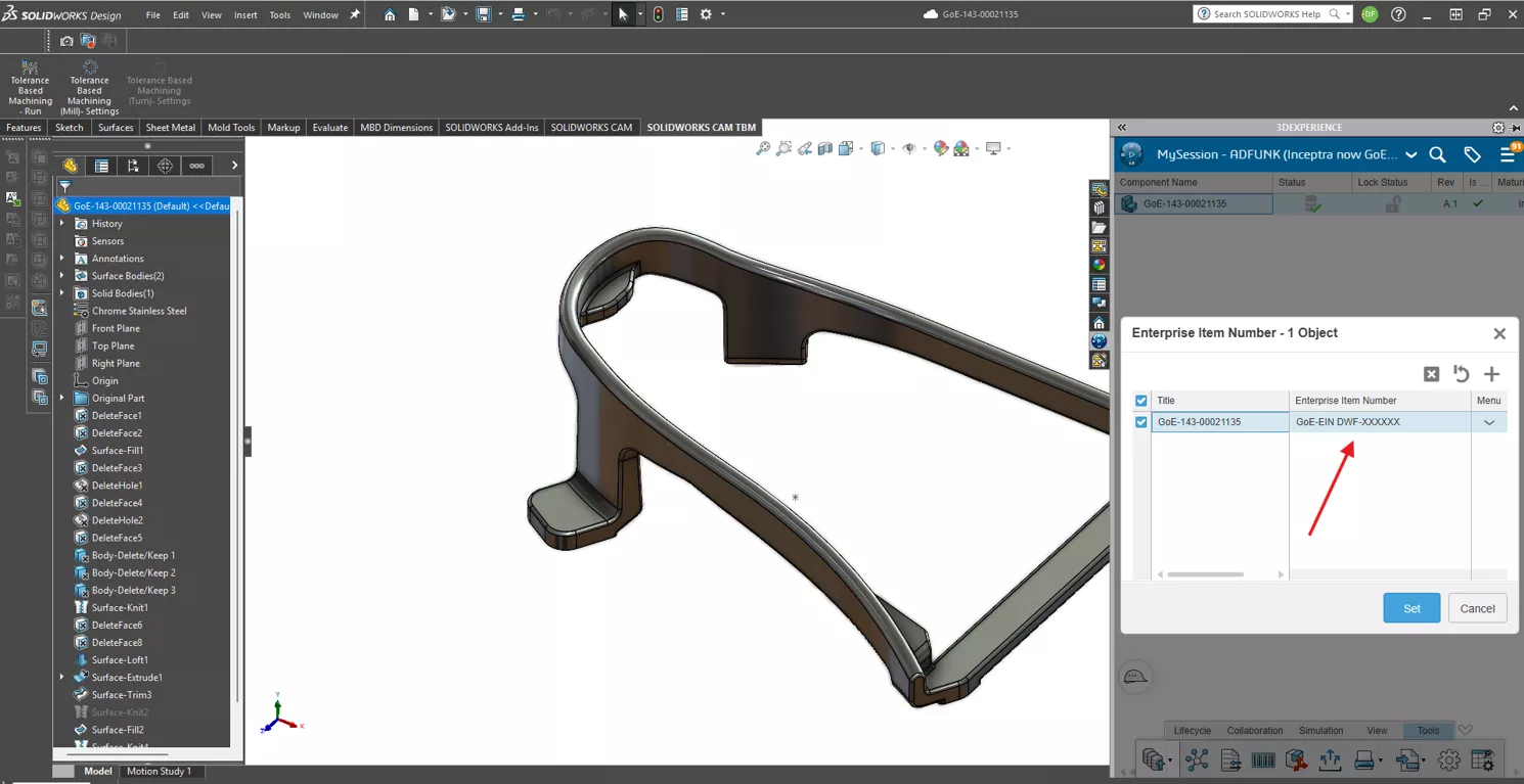 Assign an EIN in 3DEXPERIENCE