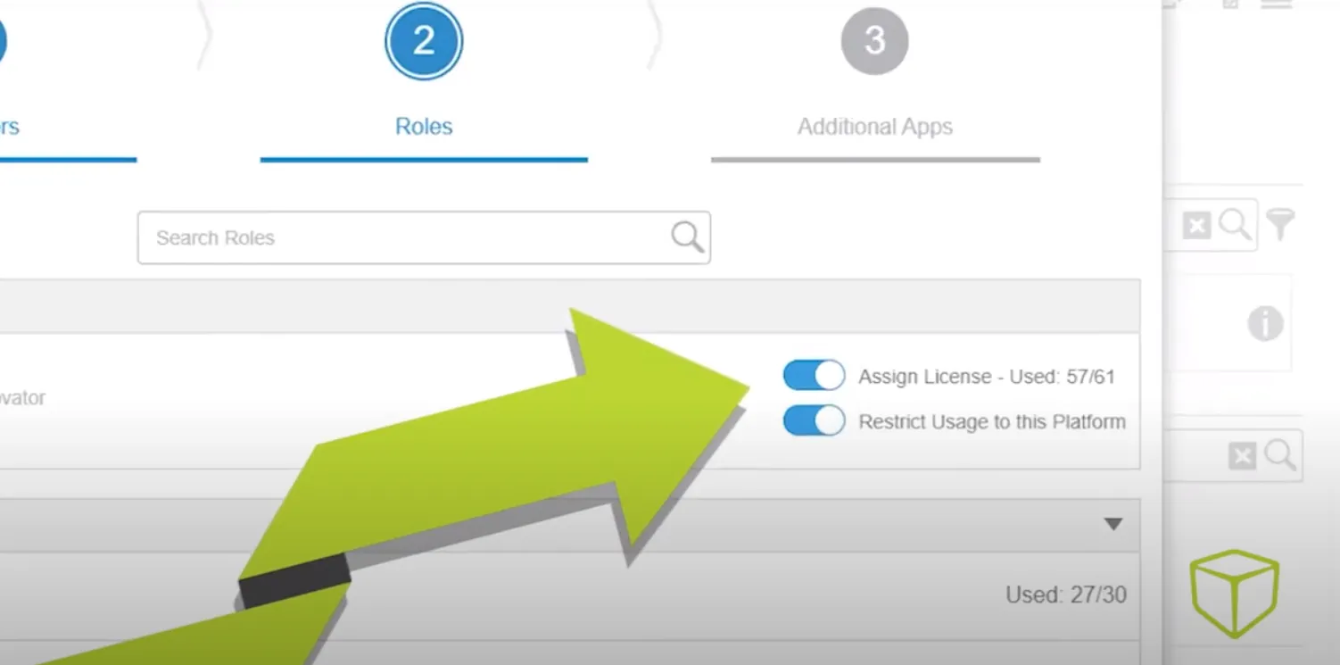 Assign License Turned Off <strong>3D</strong>EXPERIENCE Platform