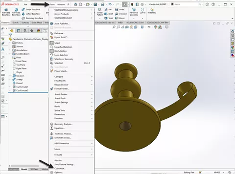 Assign a Macro Button in SOLIDWORKS