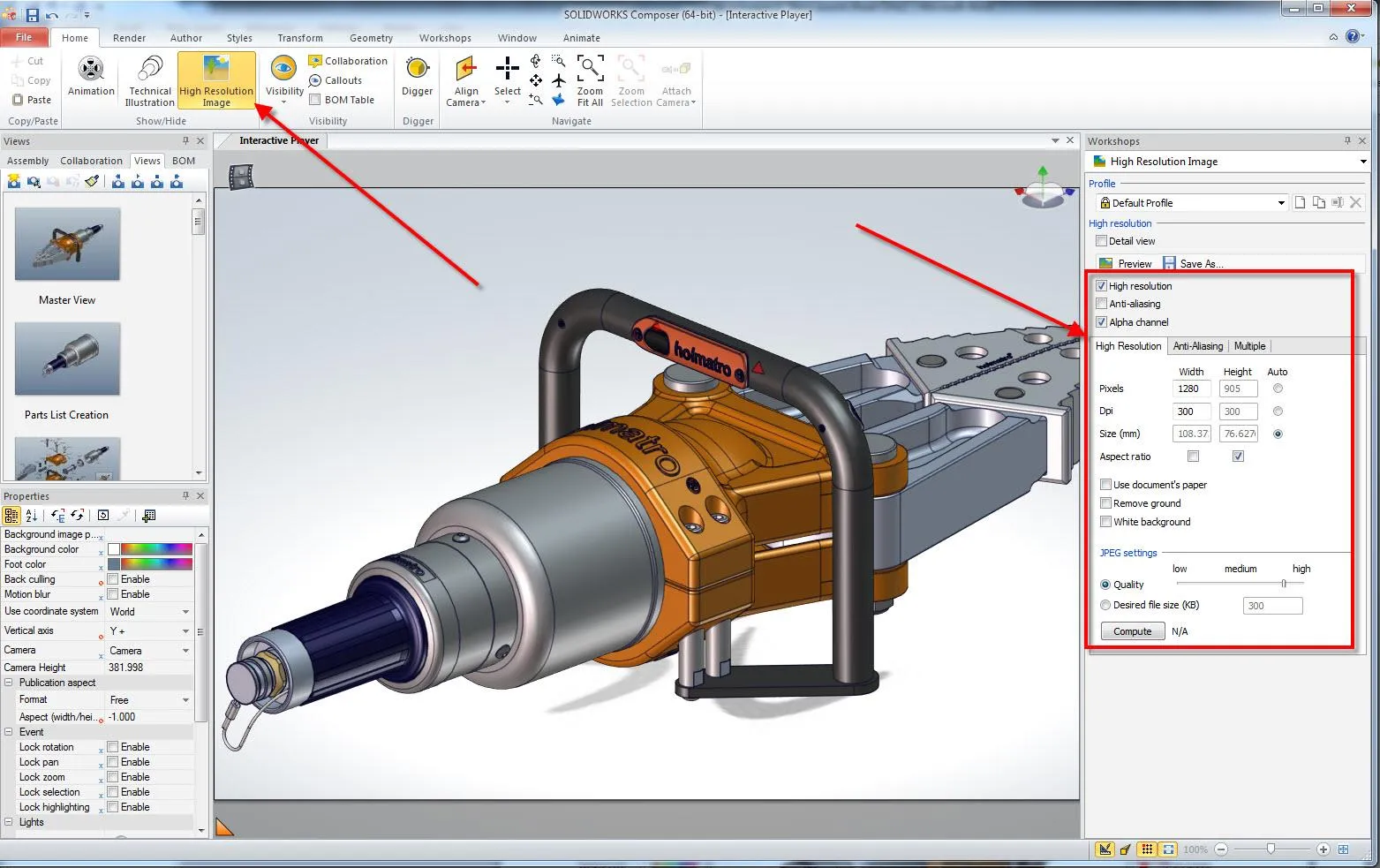 Associative Images in Microsoft Word Using SOLIDWORKS Composer