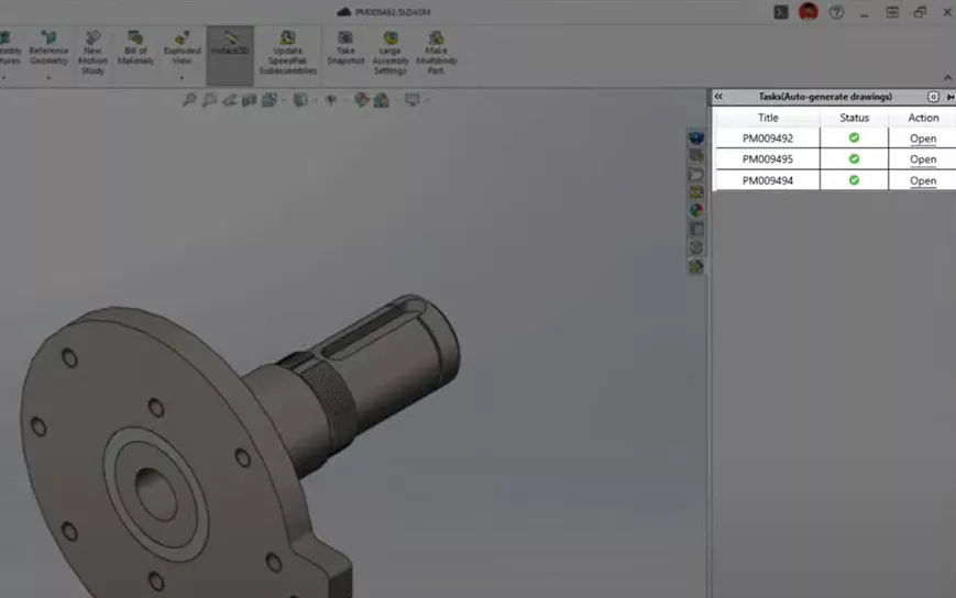 Auto Generate Drawings in SOLIDWORKS 