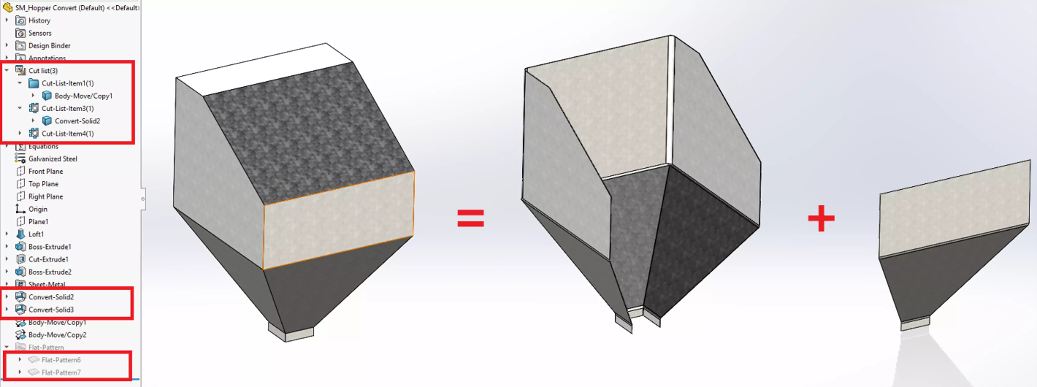 Benefits of Using SOLIDWORKS Convert to Sheet Metal Command