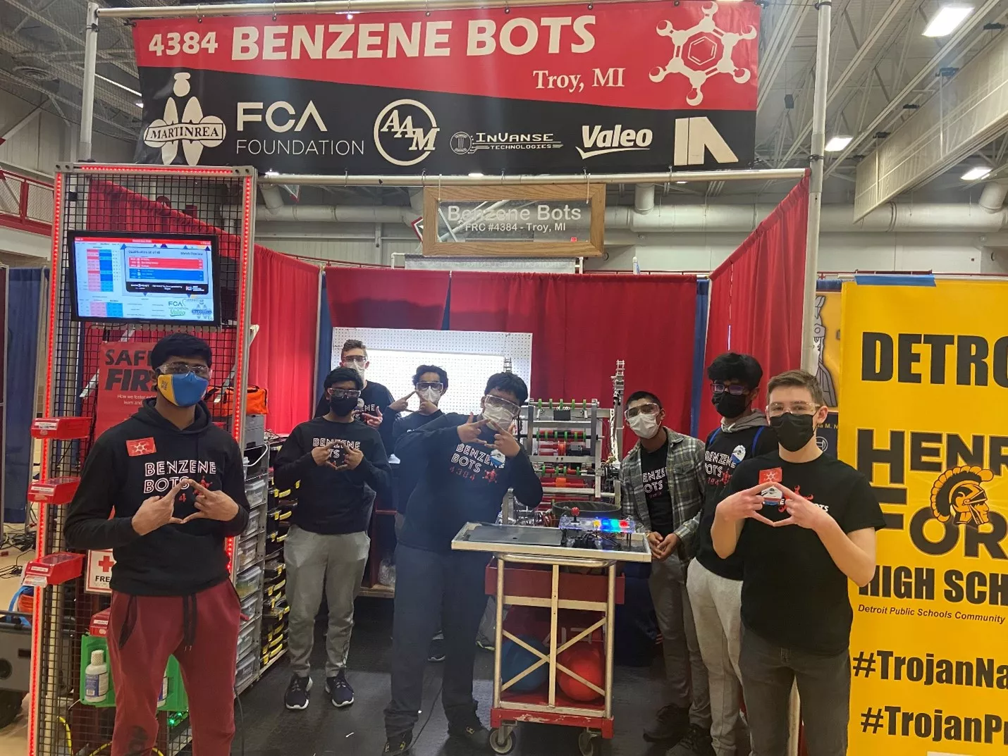 Benzene Bots from Troy Michigan (Image Courtesy of SOLIDWORKS)