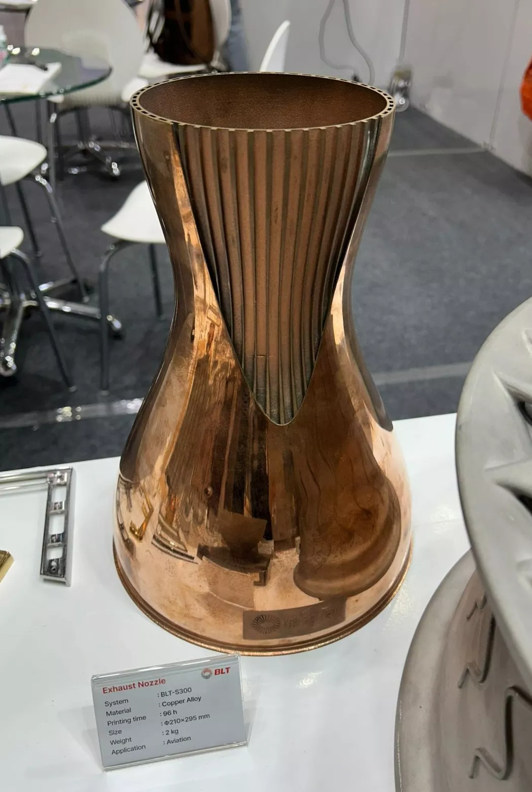 BLT Copper 3D Printed Part