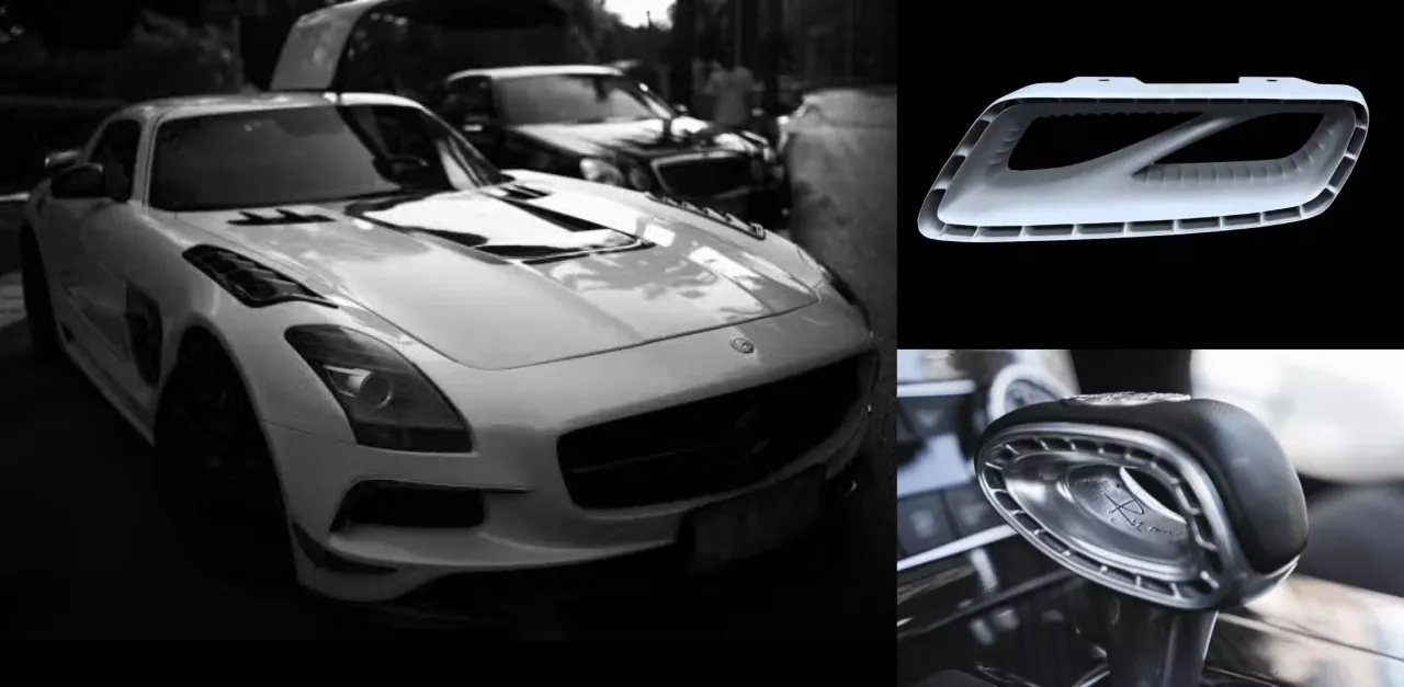 BLT Metal 3D Printing Used in HeyGears Mercedes Benz SLS AMG Customization