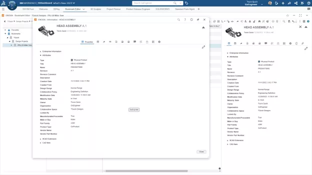 You can pop out side panel information in the bookmark editor for 2023x FD02. This gives you more flexibility for how you want to display the information.