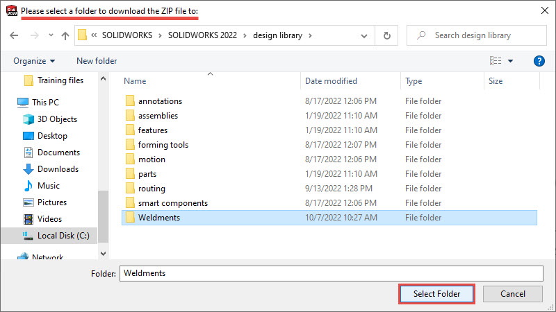 Adding Weldment Profile Packs from SOLIDWORKS Content | GoEngineer