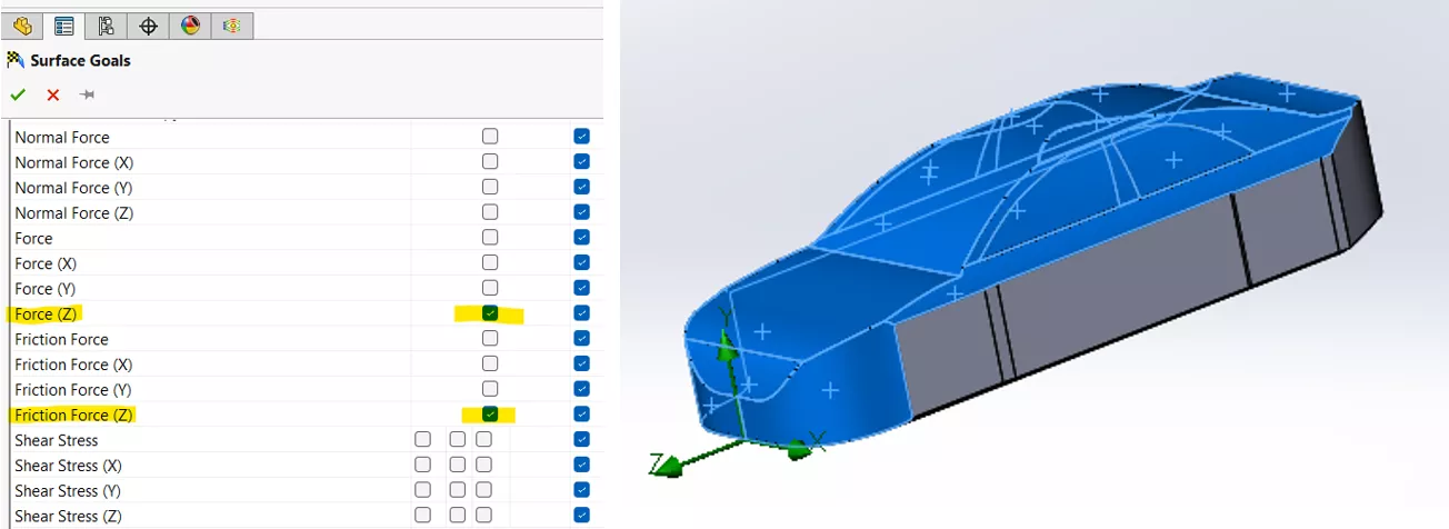 SOLIDWORKS Flow Simulation Surface Goals 