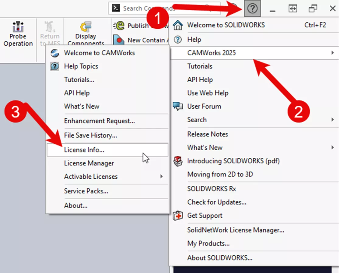 Reassigning CAMWorks Licenses