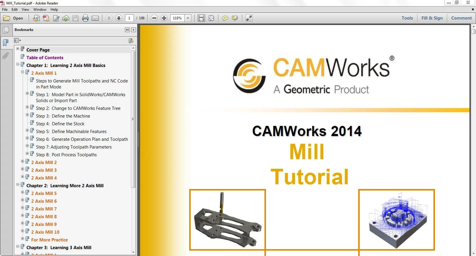 CAMWorks Manuals Mill Tutorials