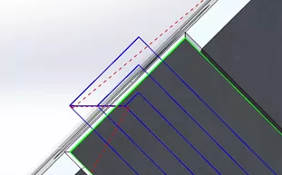 CAMWorks Slot Feature Air Segment Offset Example 