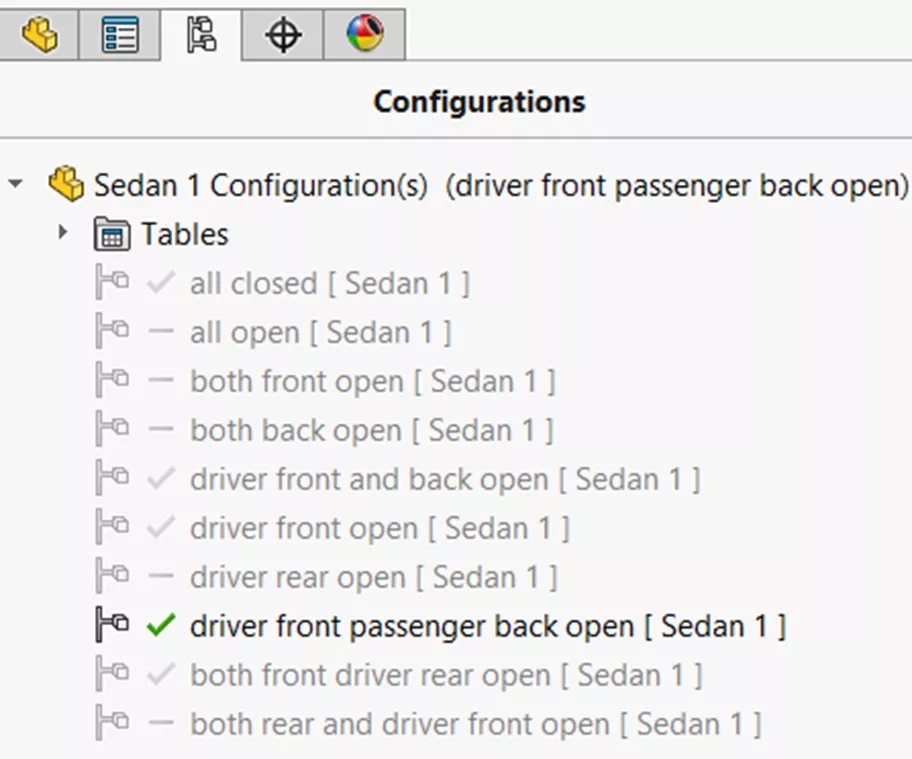 Car Drag Configurations in SOLIDWORKS