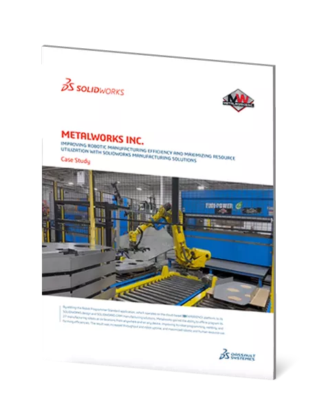 "Metalworks" 3DEXPERIENCE ROBOTICS and SOLIDWORKS Case Study Cover