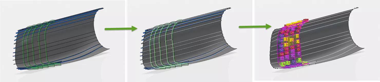 CATIA Grid Approach Composite Design