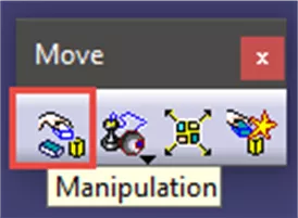Manipulation Icon in CATIA