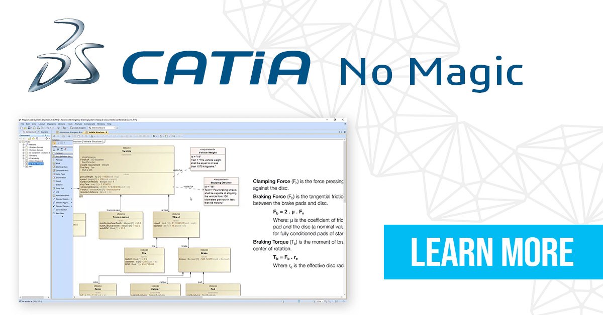 CATIA No Magic - MagicDraw & Cameo MBSE Software | GoEngineer