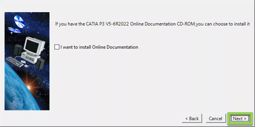 CATIA Online Documentation Setup