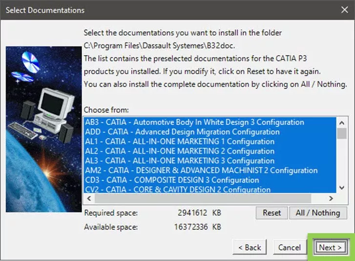 CATIA Select Documentation 