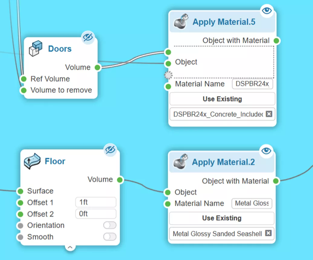 3DEXPERIENCE CATIA Visual Scripting Cover Materials