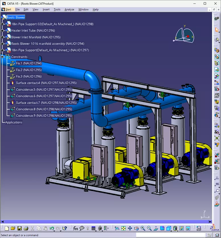 CATIA vs SOLIDWORKS Large Assembly Performance