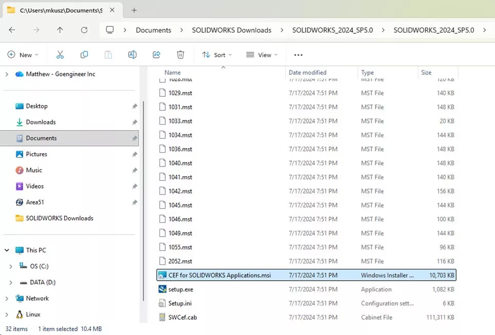 How to Install CEF for SOLIDWORKS