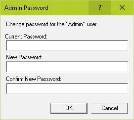 change password for solidworks admin user