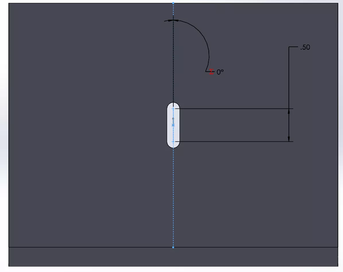 Change Slot Orientation Using SOLIDWORKS Hole Wizard Feature