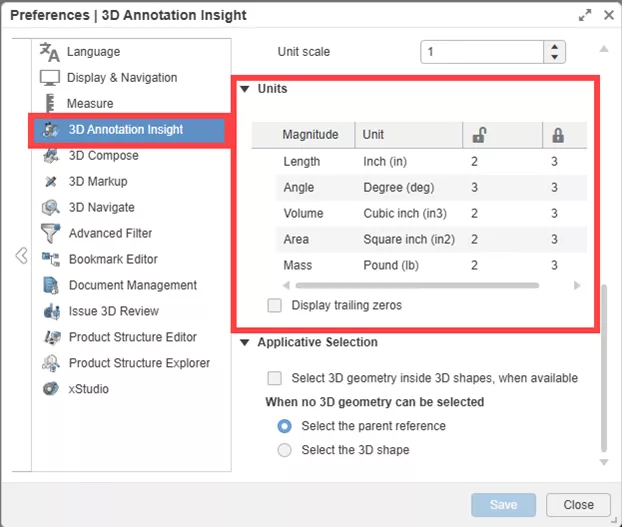 How to Change the Units of Measure in 3DPlay