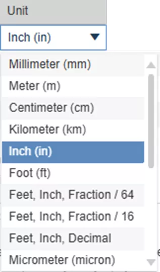 Unit of Measurement Options in 3DEXPERIENCE 3DPlay