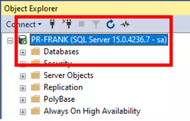 Check SQL File Version Via Microsoft SQL Server Management Studio
