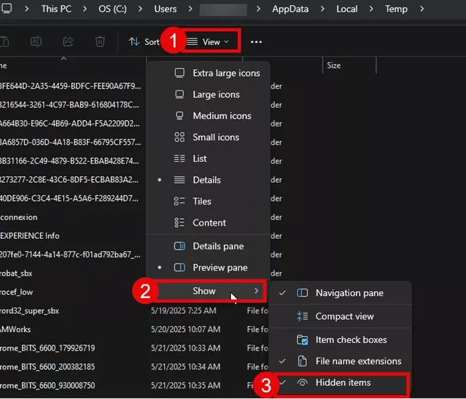 Clear CAMWorks Temp Files