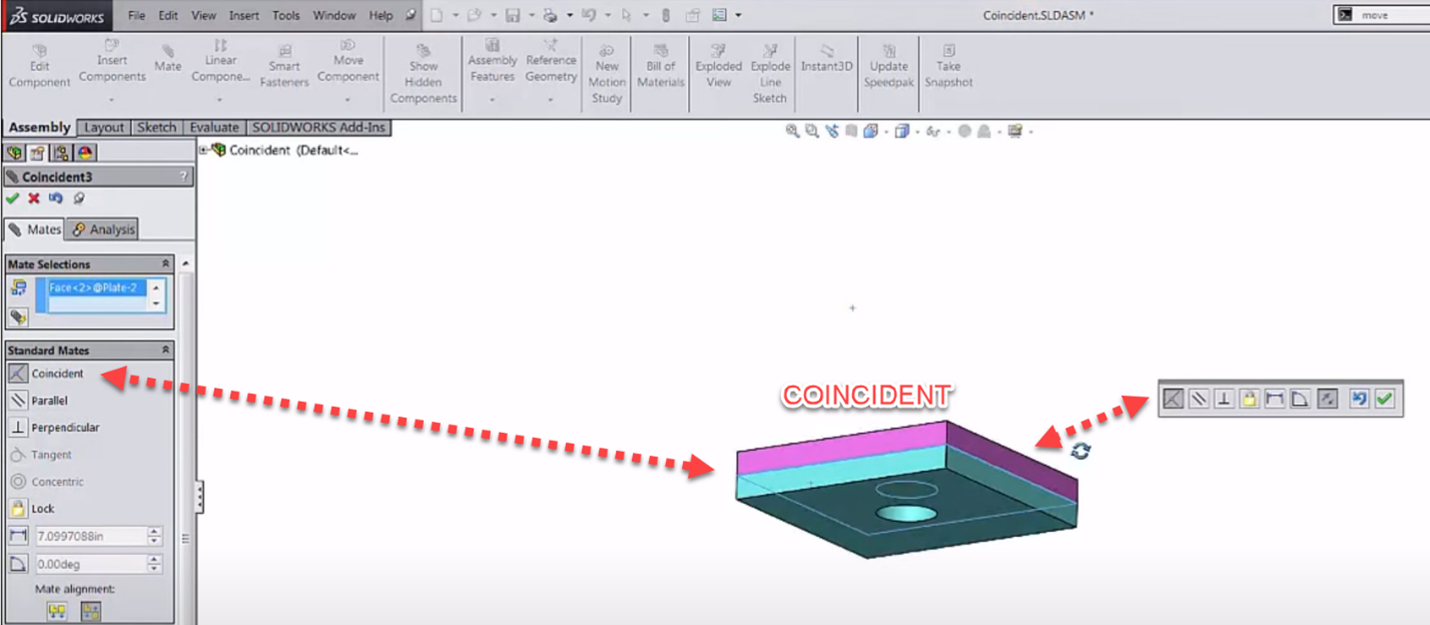 Introduction To SOLIDWORKS Mates: Standard, Advanced, & Mechanical ...