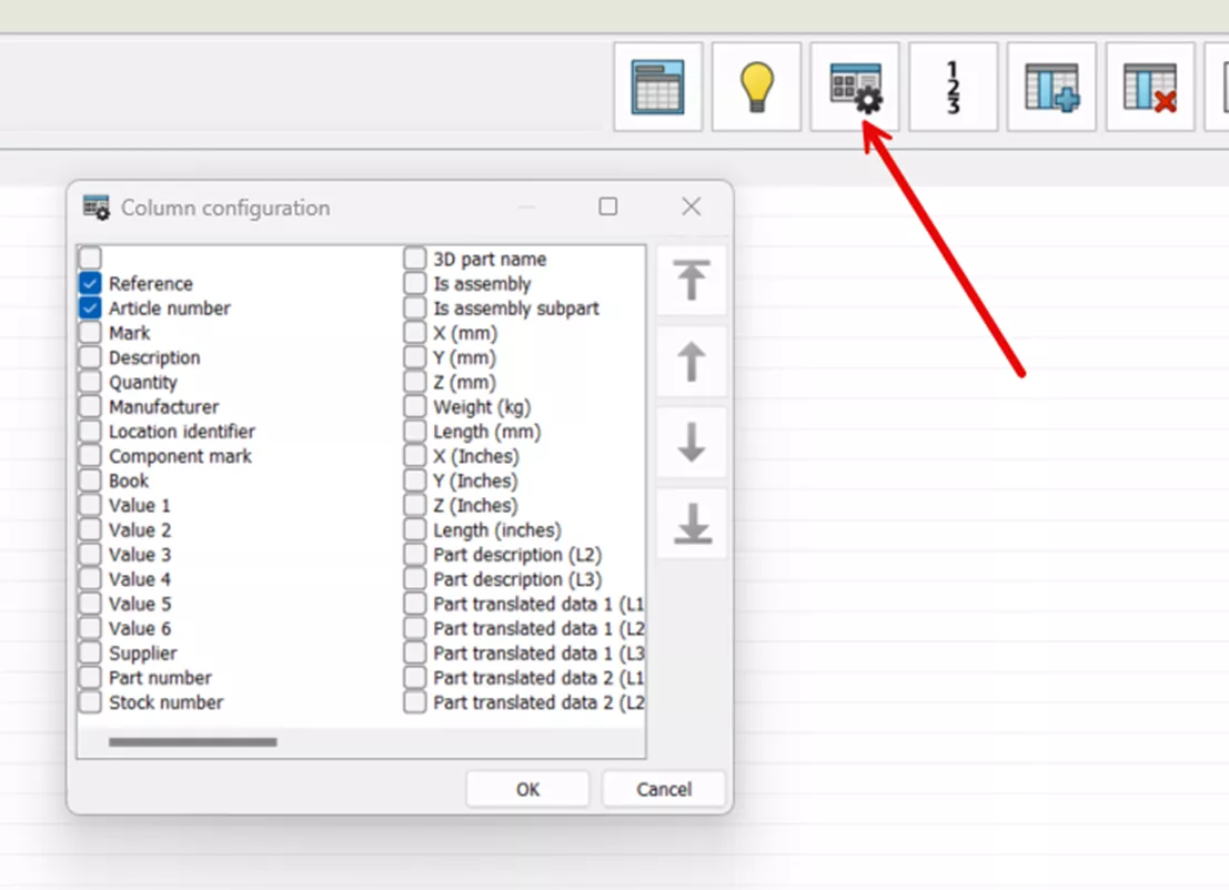 Column Management in SOLIDWORKS Electrical