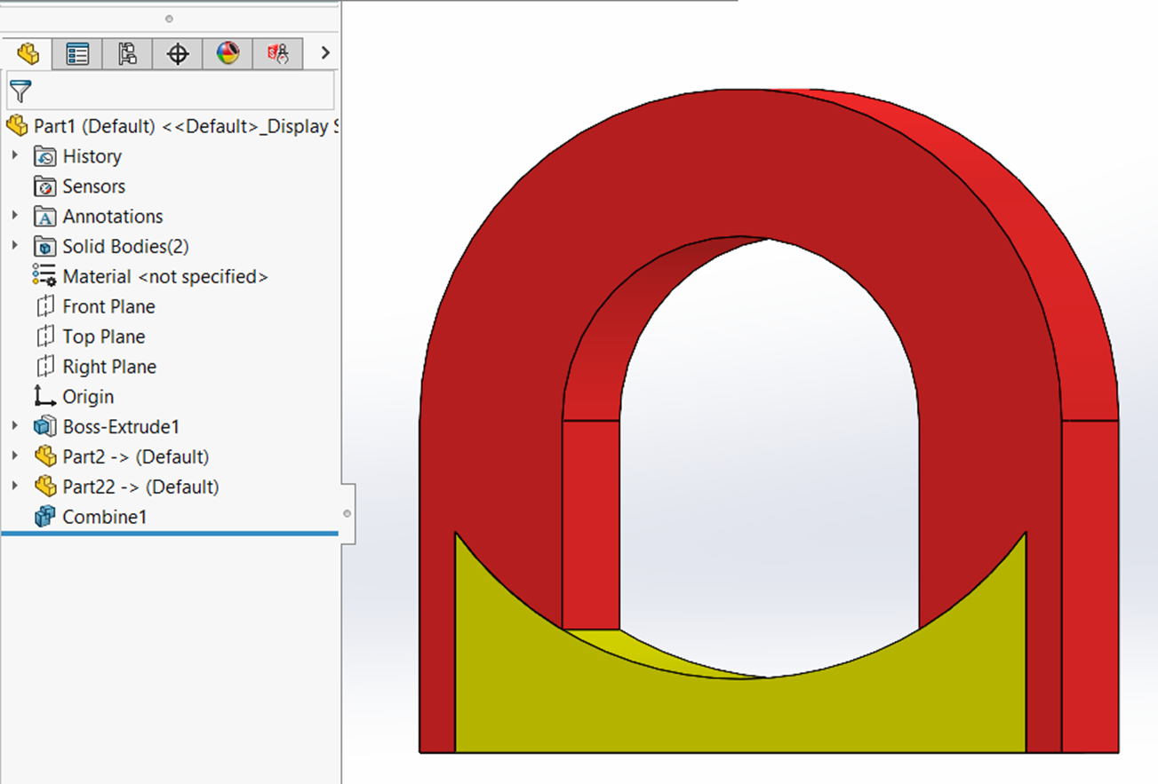 Ingegneria Menta Piperita Tremito Solidworks Subtract Bodies Abbastanza ...