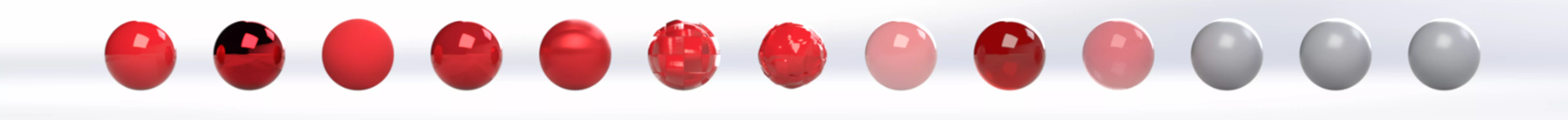 Compare SOLIDWORKS Visualize Appearances Next to Cut-Out Opacity