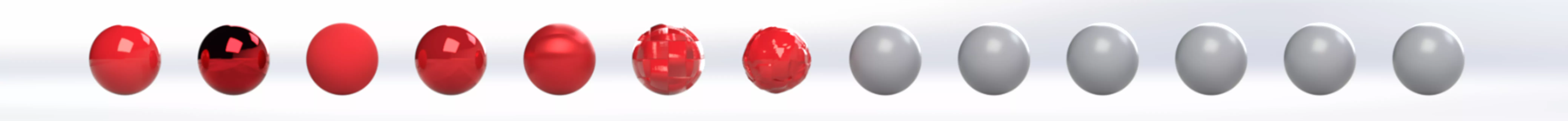 Compare SOLIDWORKS Visualize Appearances: Displacement
