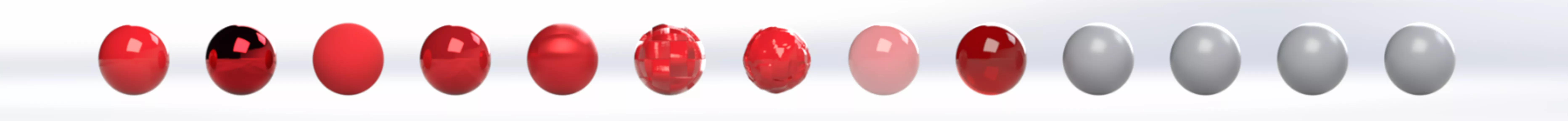 Compare SOLIDWORKS Visualize Appearances against Transparency
