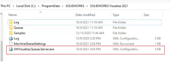 SOLIDWORKS Visualize Config File 