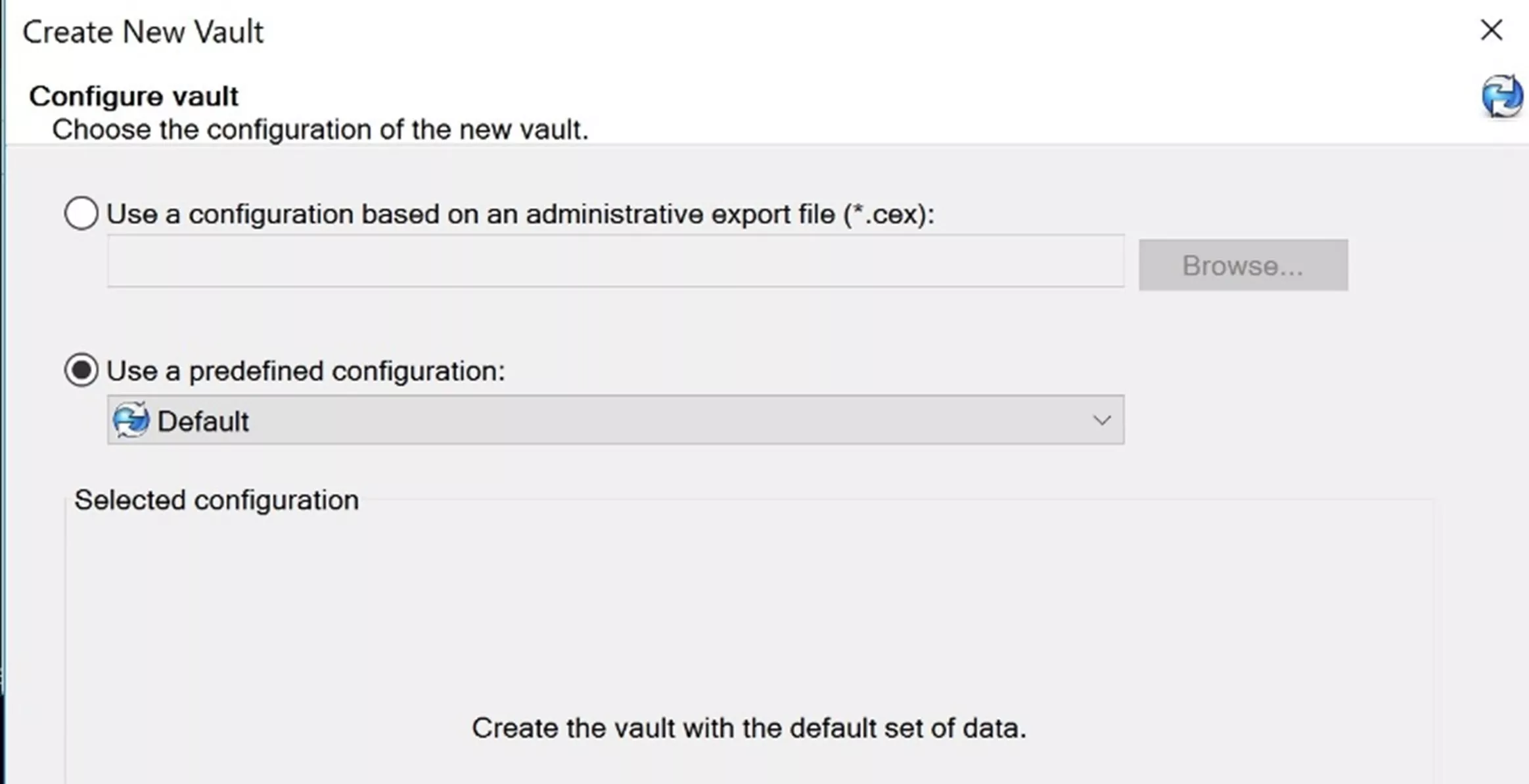 Configure a New SOLIDWORKS PDM Vault 