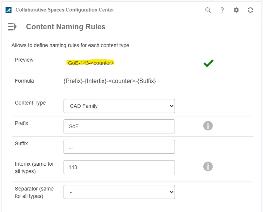 Content Names Rules Preview File Name