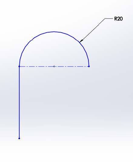 C-1 Continuity Sketch in SOLIDWORKS