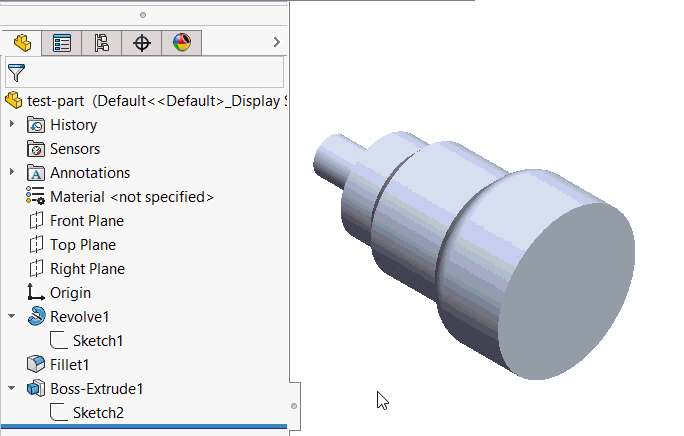 The typical keyboard commands work to copy and paste a sketch in SOLIDWORKS.