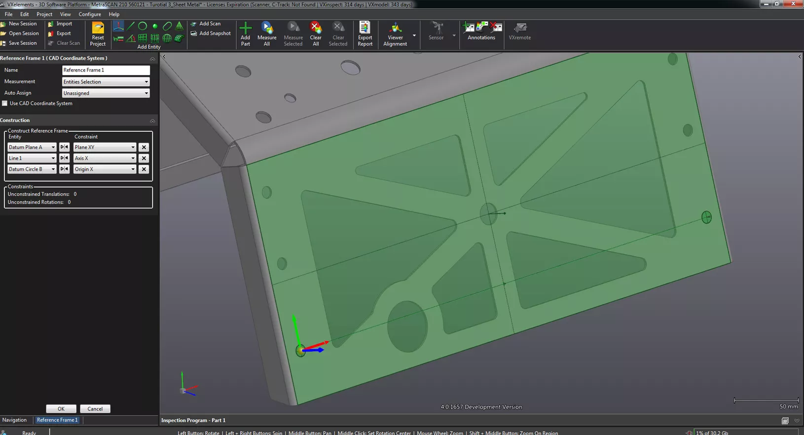 Creaform Inspection Data Alignment Tools