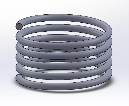Create a Spring in SOLIDWORKS