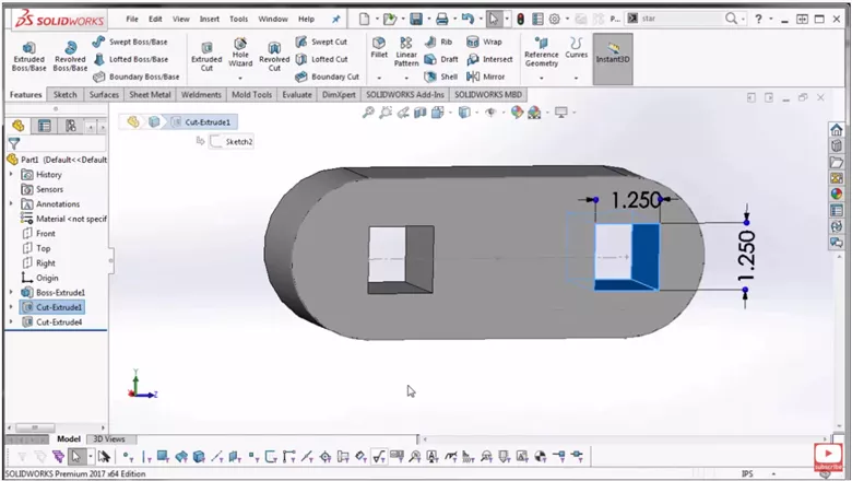 Create a Feature in SOLIDWORKS