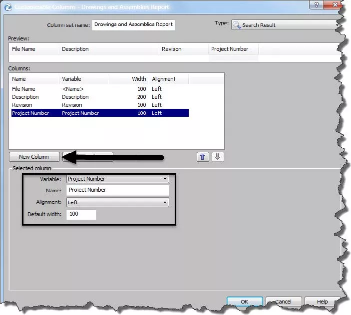 Create New Column in SOLIDWORKS PDM 