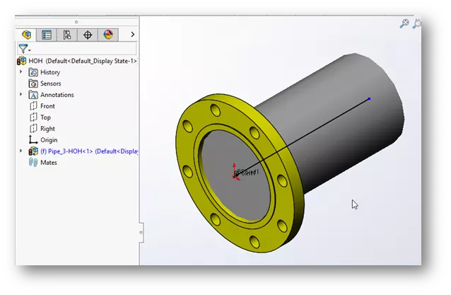 Create a Pipe Route in SOLIDWORKS
