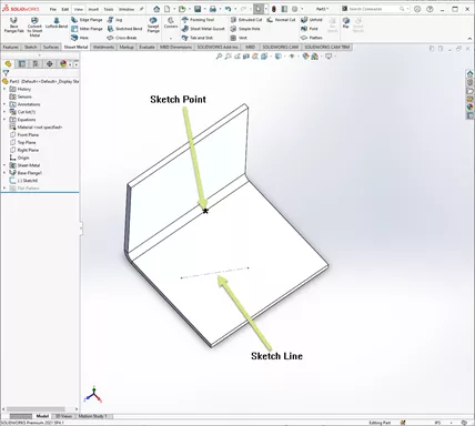 How to Create a Sheet Metal Gusset in SOLIDWORKS