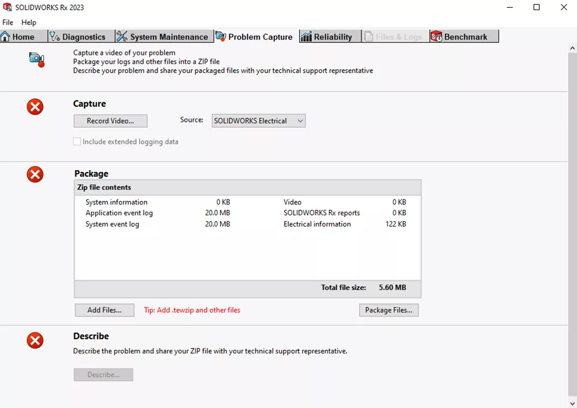 Create a SOLIDWORKS Rx in SOLIDWORKS Electrical